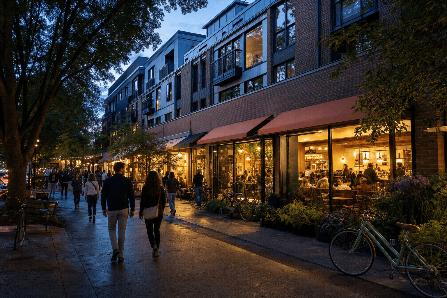 Market Street in Knoxville, TN